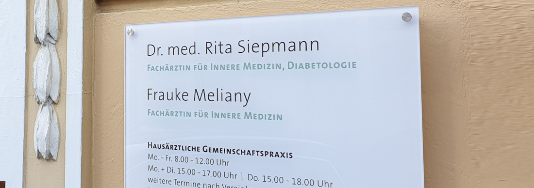 Praxis Innenansicht von Dr. Rita Siepmann und Frauke Meliany